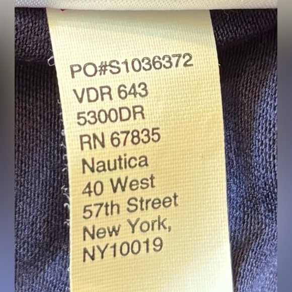 Nautica Red White and Blue V-Neck Halter Midi Dress, Size Small - Picture 8 of 9